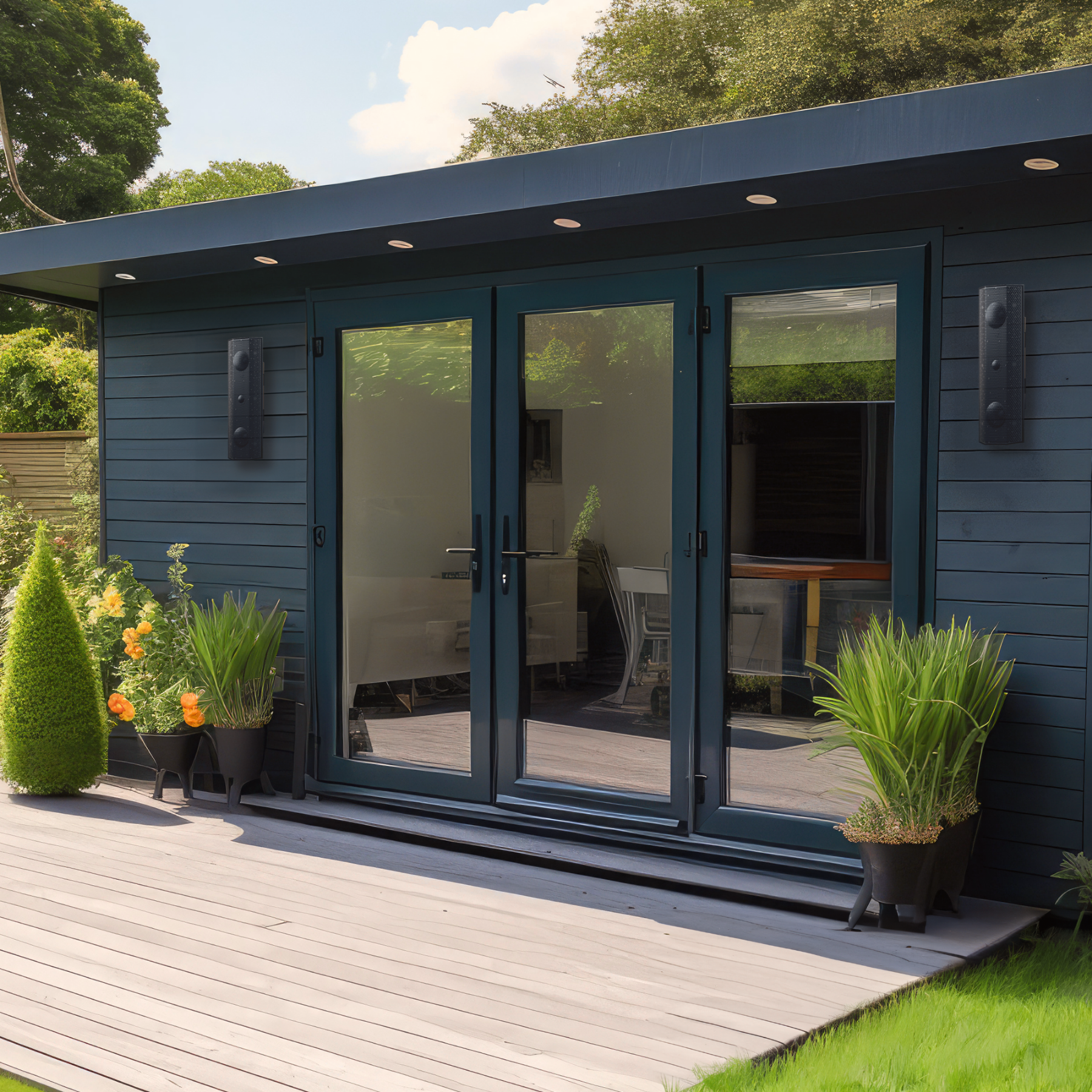 Luxury Garden Room Audio Installation