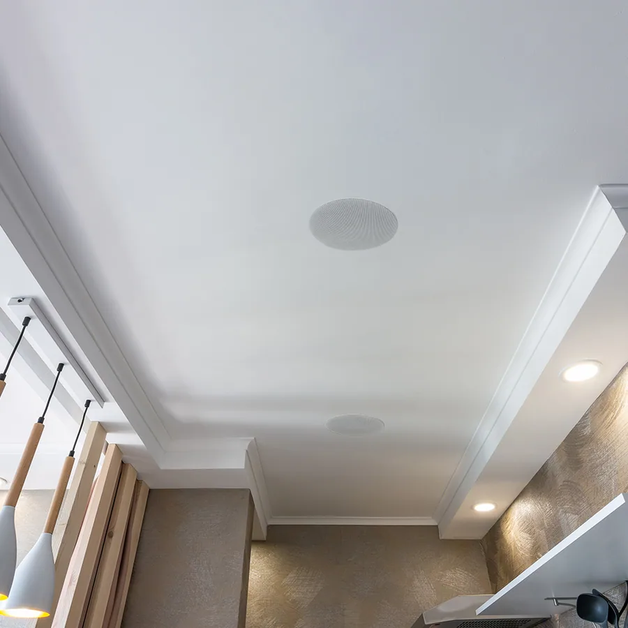Lithe Audio multi-room audio in modern apartment MDU development
